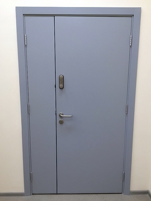 Дверь серого цвета (1,5 створки) Дверь серого цвета (1,5 створки)