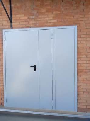 Полуторная дверь с боковой вставкой