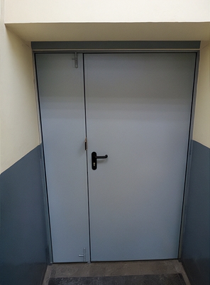 Серая полуторная дверь ei-60 Серая полуторная дверь ei-60