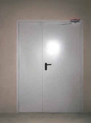 Белая пожаростойкая дверь