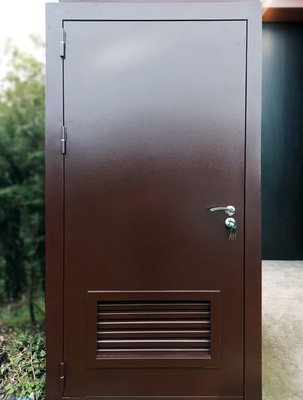 Порошковая дверь с ламелями Порошковая дверь с ламелями