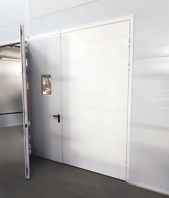 Ворота с окном в двери