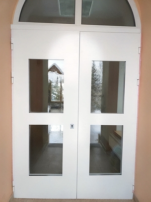 Двупольная дверь с импостами