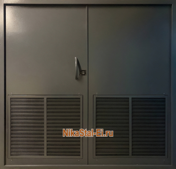 Стальные ворота с вентиляцией Стальные ворота с вентиляцией