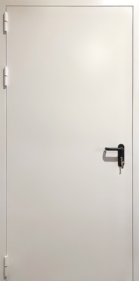 Дымогазонепроницаемая оцинкованная дверь eis-60 с доводчиком