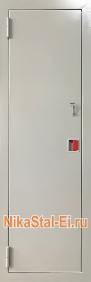 Нестандартная узкая дверь с евроручкой