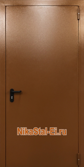 Однопольная глухая противопожарная дверь ei-60