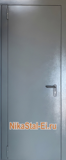 Однопольная противопожарная дверь ei-60 с узкой вставкой