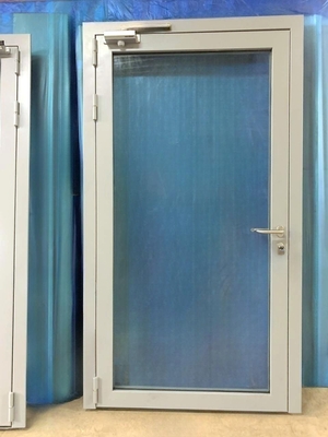 Одностворчатая дверь со стеклом