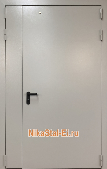 Полуторная глухая противопожарная дверь ei-60