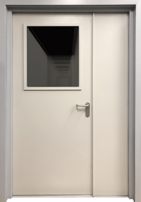 Полуторная дымогазонепроницаемая дверь с остеклением eis-60 Полуторная дымогазонепроницаемая дверь с остеклением eis-60