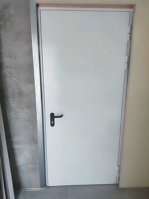 Серая однопольная дверь